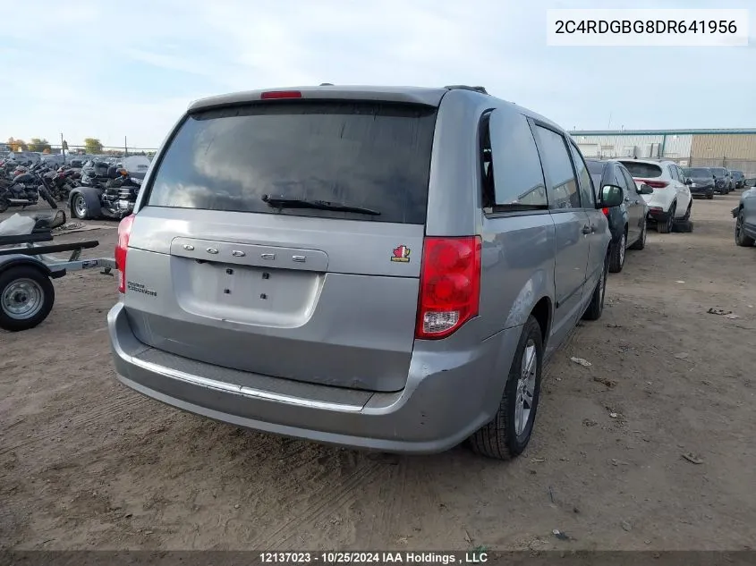 2013 Dodge Grand Caravan Se VIN: 2C4RDGBG8DR641956 Lot: 12137023