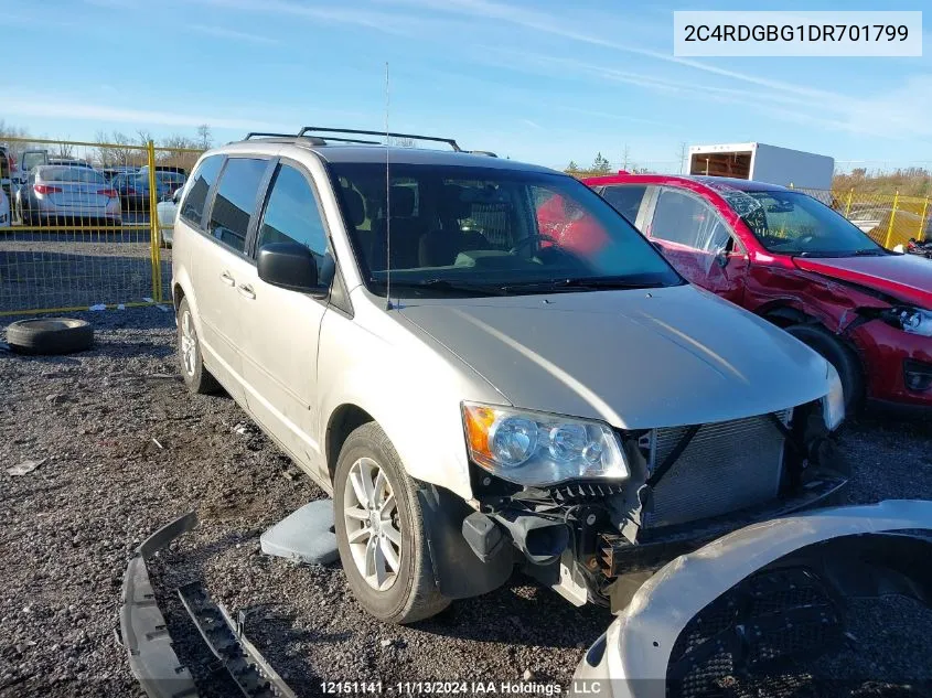 2013 Dodge Grand Caravan Se/Sxt VIN: 2C4RDGBG1DR701799 Lot: 12151141