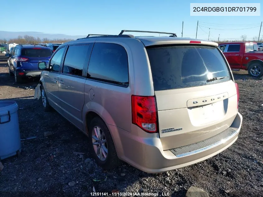 2013 Dodge Grand Caravan Se/Sxt VIN: 2C4RDGBG1DR701799 Lot: 12151141