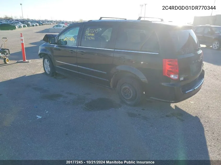 2C4RDGDG1DR770344 2013 Dodge Grand Caravan Crew