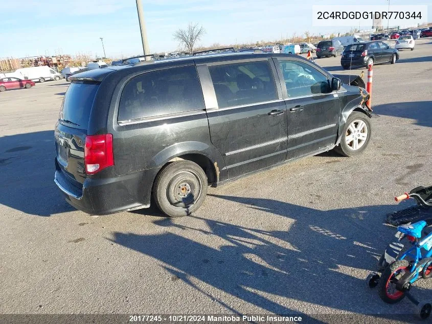 2C4RDGDG1DR770344 2013 Dodge Grand Caravan Crew