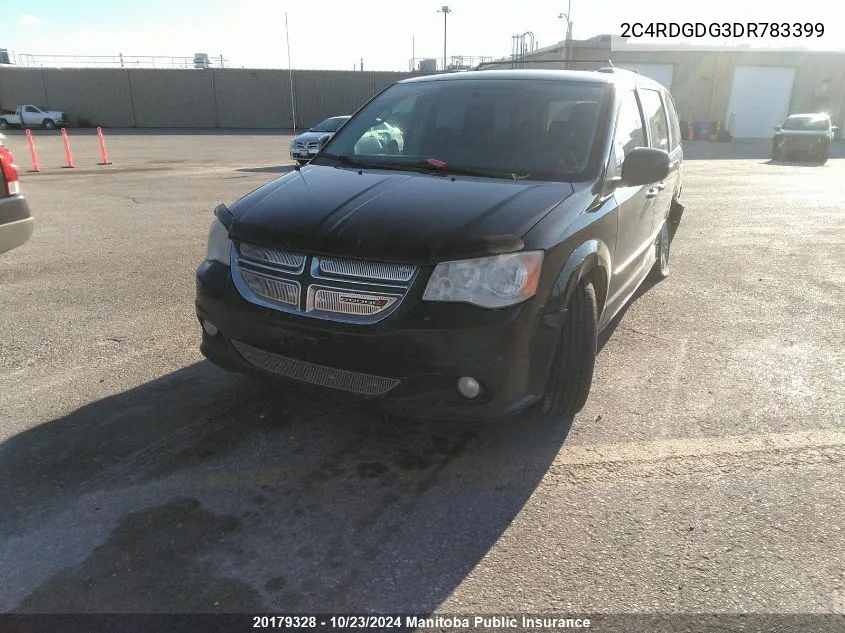 2C4RDGDG3DR783399 2013 Dodge Grand Caravan Crew