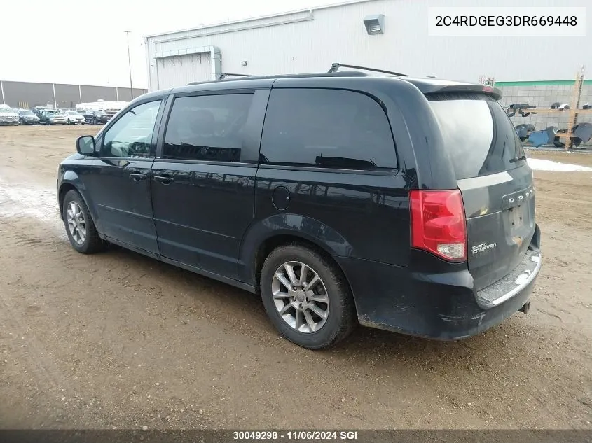 2013 Dodge Grand Caravan R/T VIN: 2C4RDGEG3DR669448 Lot: 30049298