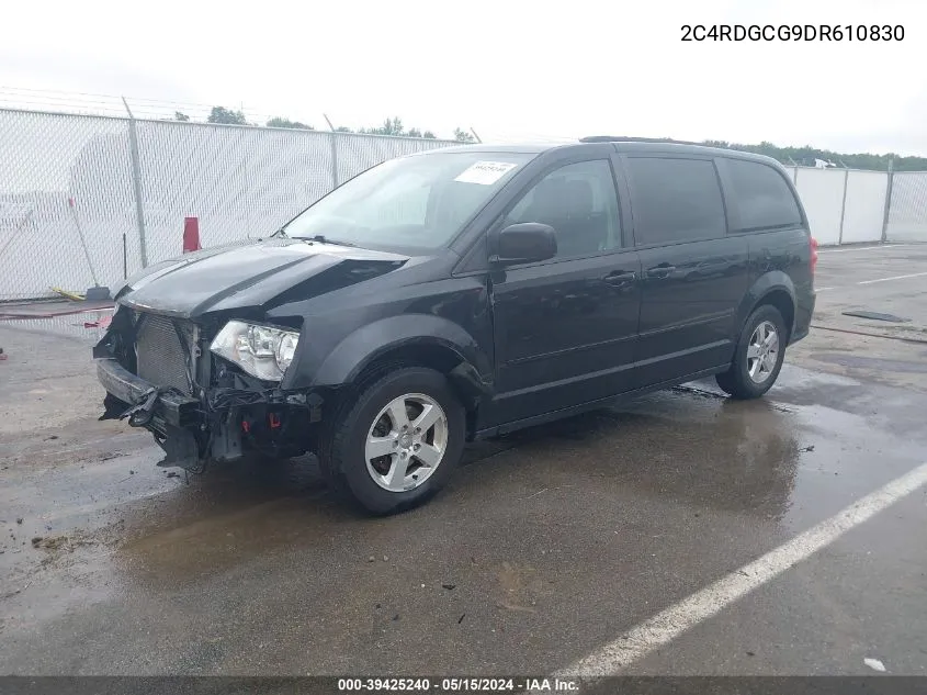 2C4RDGCG9DR610830 2013 Dodge Grand Caravan Sxt