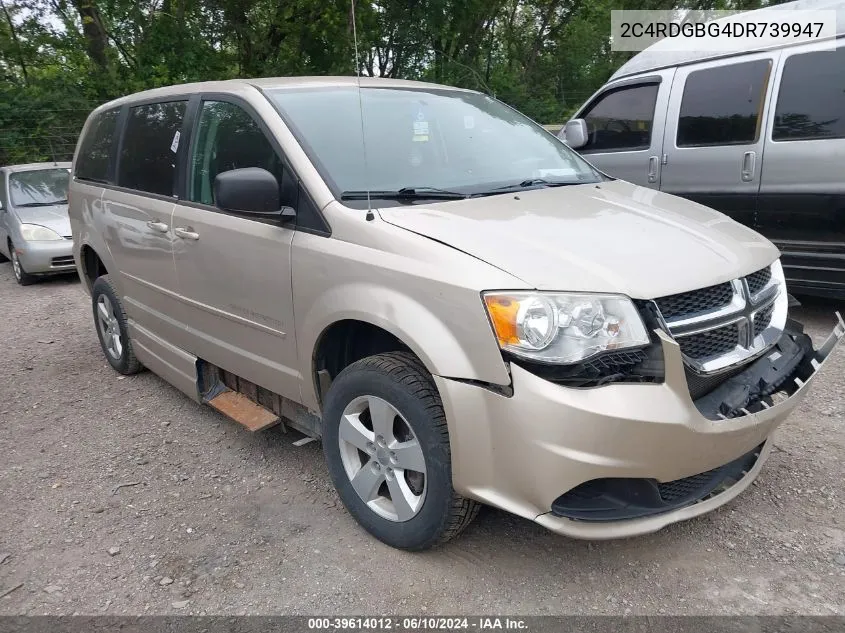 2013 Dodge Grand Caravan Se VIN: 2C4RDGBG4DR739947 Lot: 39614012