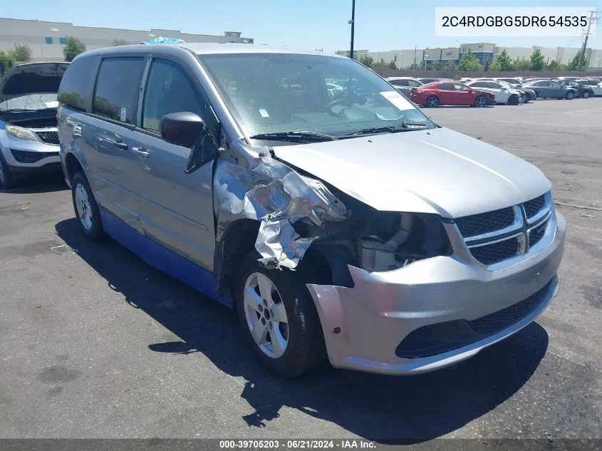 2013 Dodge Grand Caravan Se VIN: 2C4RDGBG5DR654535 Lot: 39705203