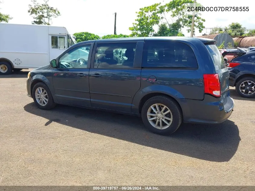 2013 Dodge Grand Caravan Sxt VIN: 2C4RDGCG7DR758555 Lot: 39719757