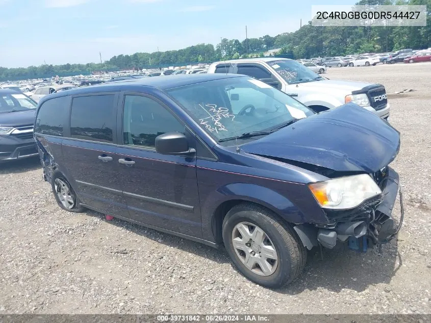 2013 Dodge Grand Caravan American Value Pkg VIN: 2C4RDGBG0DR544427 Lot: 39731842