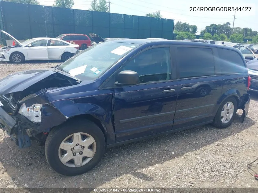 2013 Dodge Grand Caravan American Value Pkg VIN: 2C4RDGBG0DR544427 Lot: 39731842