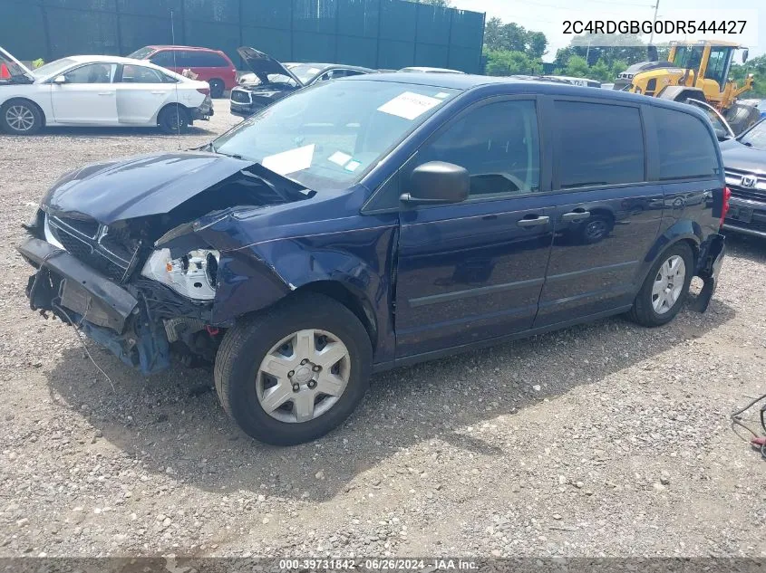 2013 Dodge Grand Caravan American Value Pkg VIN: 2C4RDGBG0DR544427 Lot: 39731842