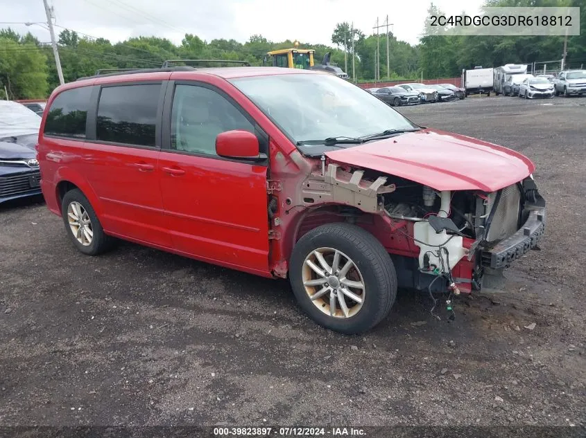 2013 Dodge Grand Caravan Sxt VIN: 2C4RDGCG3DR618812 Lot: 39823897