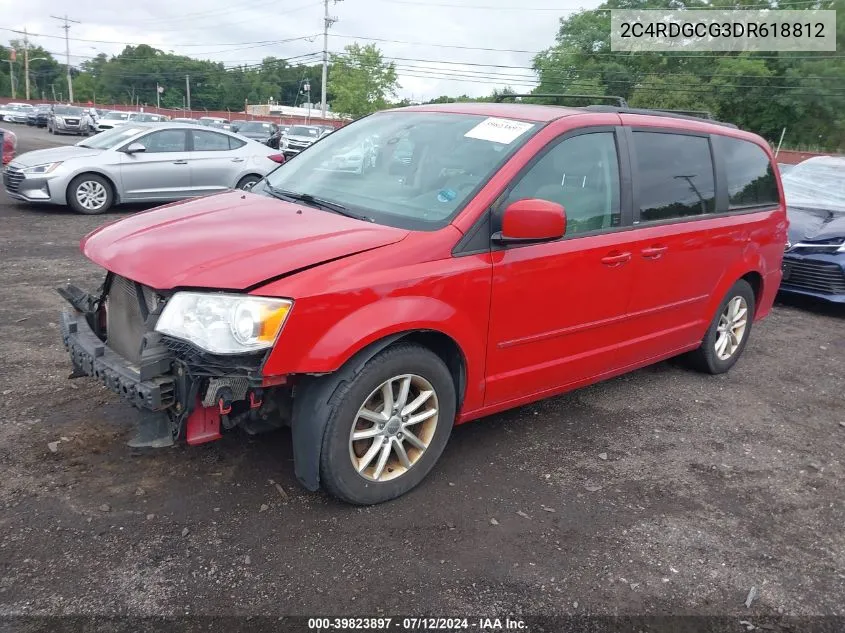 2013 Dodge Grand Caravan Sxt VIN: 2C4RDGCG3DR618812 Lot: 39823897