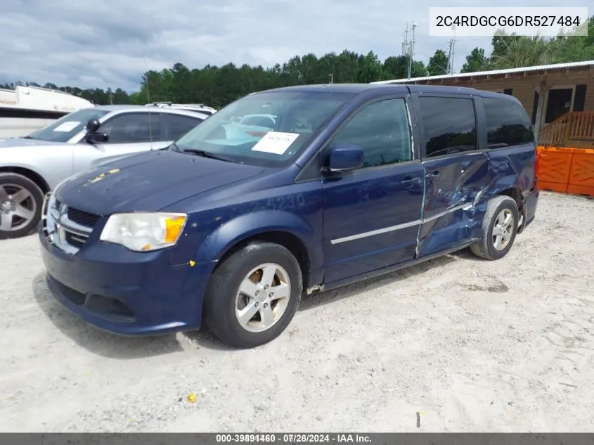 2013 Dodge Grand Caravan Sxt VIN: 2C4RDGCG6DR527484 Lot: 39891460