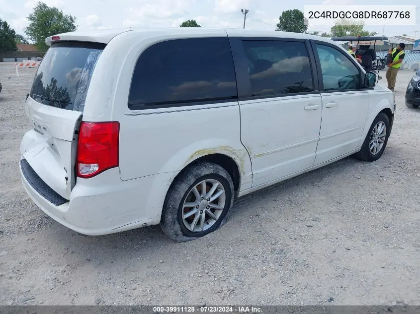 2013 Dodge Grand Caravan Sxt VIN: 2C4RDGCG8DR687768 Lot: 39911128