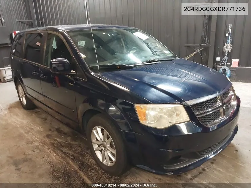 2013 Dodge Grand Caravan Sxt VIN: 2C4RDGCGXDR771736 Lot: 40018214