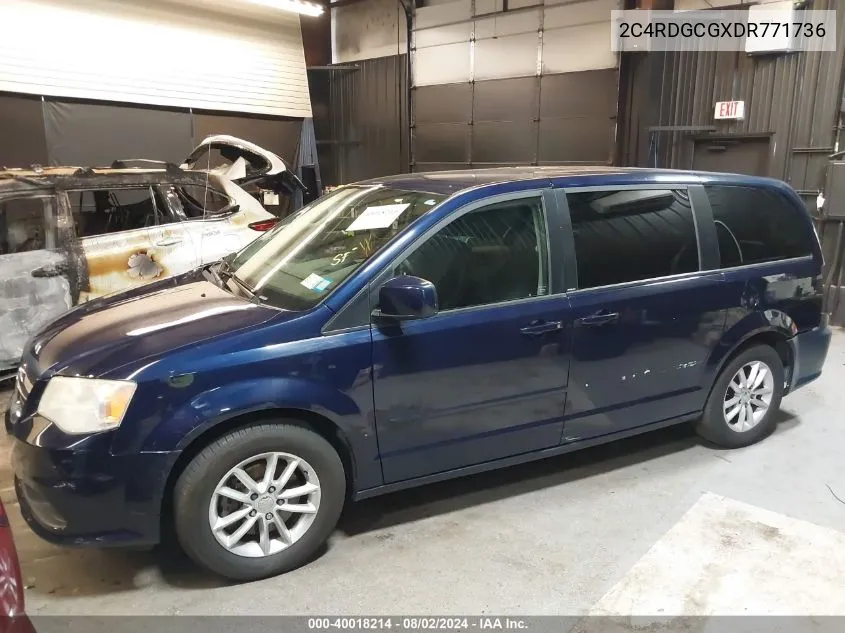 2013 Dodge Grand Caravan Sxt VIN: 2C4RDGCGXDR771736 Lot: 40018214