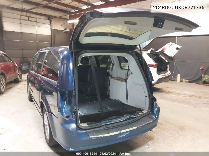 2013 Dodge Grand Caravan Sxt VIN: 2C4RDGCGXDR771736 Lot: 40018214