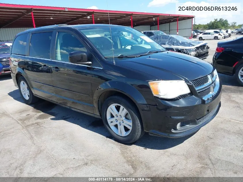 2013 Dodge Grand Caravan Crew VIN: 2C4RDGDG6DR613246 Lot: 40114178