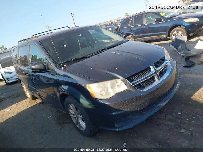 2013 Dodge Grand Caravan Sxt VIN: 2C4RDGCG4DR712438 Lot: 40195428