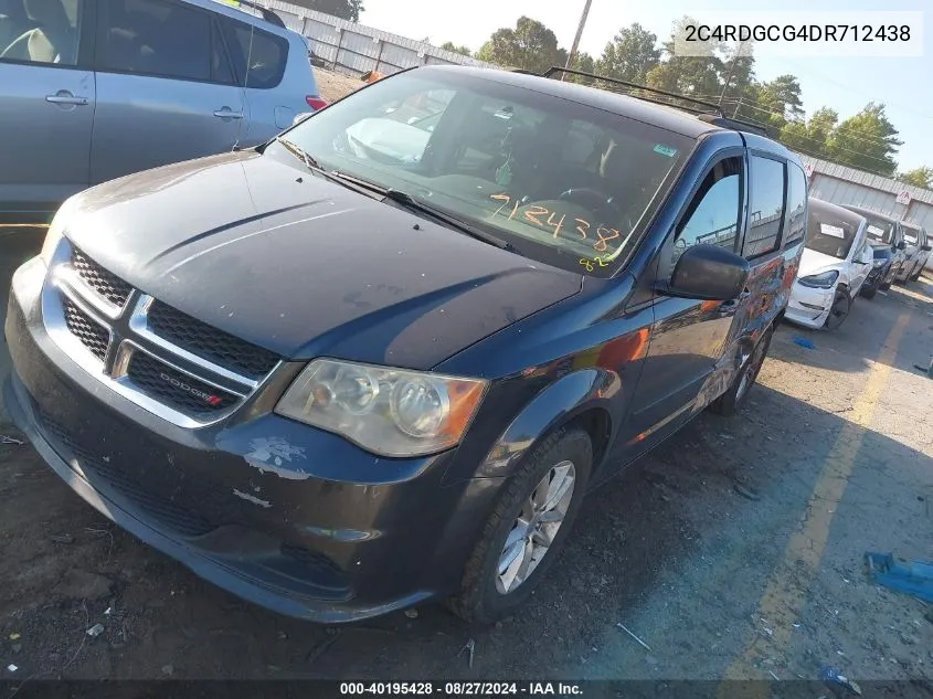 2013 Dodge Grand Caravan Sxt VIN: 2C4RDGCG4DR712438 Lot: 40195428