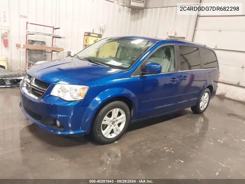 2013 Dodge Grand Caravan Crew VIN: 2C4RDGDG7DR682298 Lot: 40201643