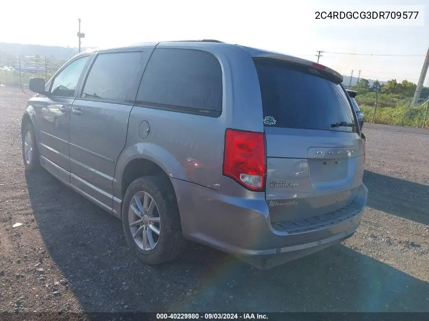 2013 Dodge Grand Caravan Sxt VIN: 2C4RDGCG3DR709577 Lot: 40229980