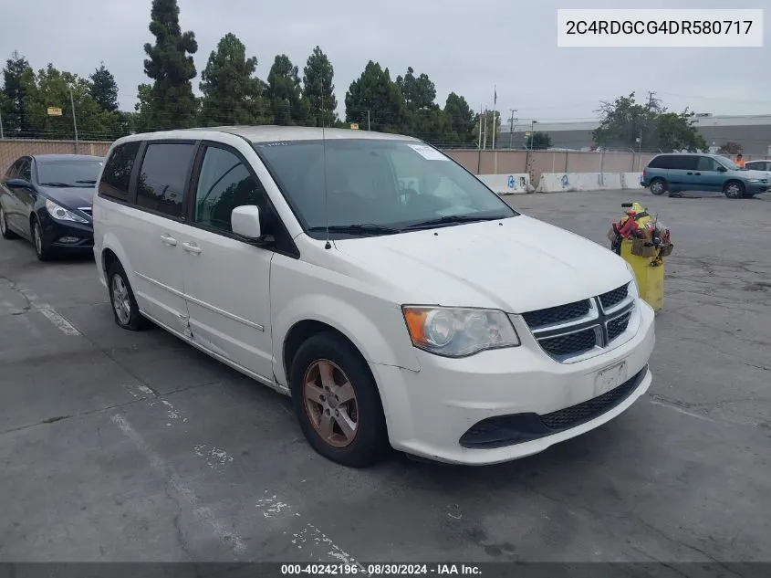 2013 Dodge Grand Caravan Sxt VIN: 2C4RDGCG4DR580717 Lot: 40242196