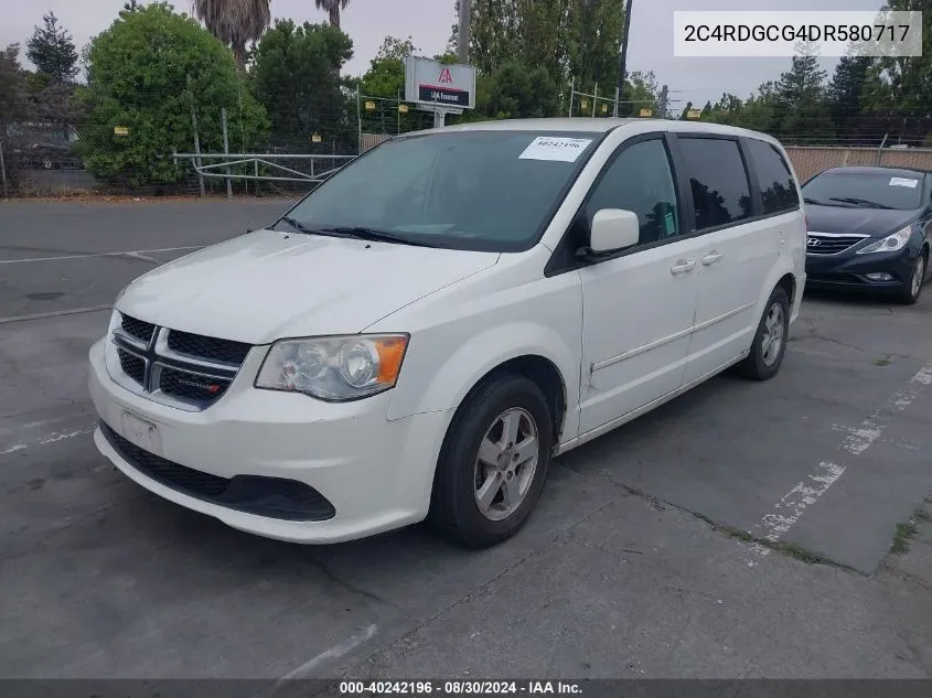 2013 Dodge Grand Caravan Sxt VIN: 2C4RDGCG4DR580717 Lot: 40242196