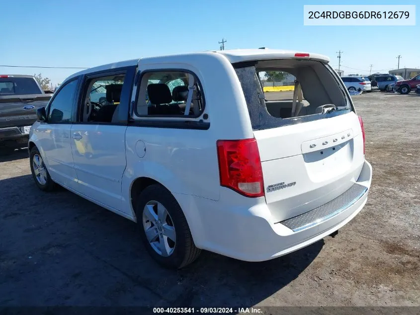 2C4RDGBG6DR612679 2013 Dodge Grand Caravan Se