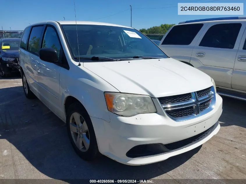 2013 Dodge Grand Caravan Se VIN: 2C4RDGBG8DR763460 Lot: 40260506