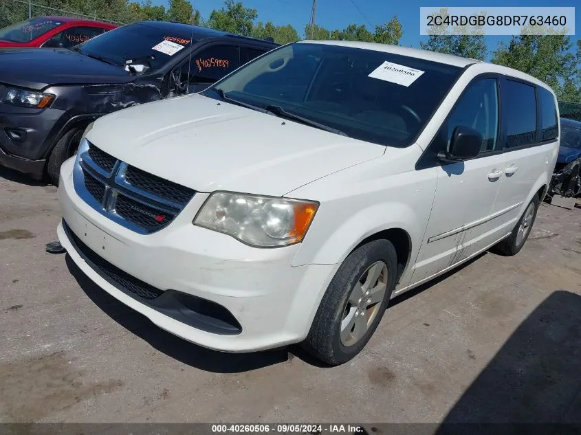 2013 Dodge Grand Caravan Se VIN: 2C4RDGBG8DR763460 Lot: 40260506