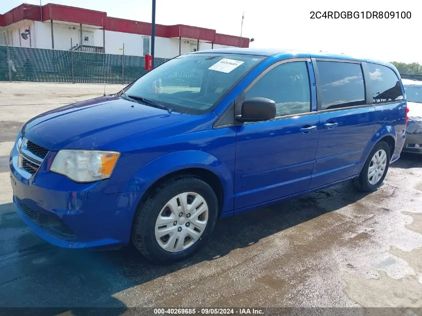 2C4RDGBG1DR809100 2013 Dodge Grand Caravan Se