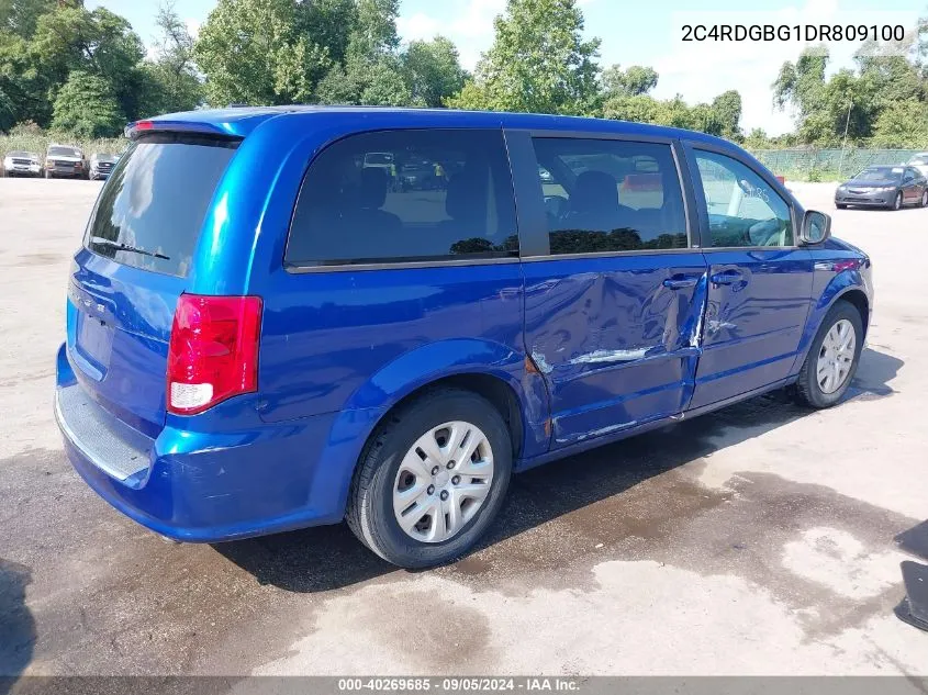 2C4RDGBG1DR809100 2013 Dodge Grand Caravan Se