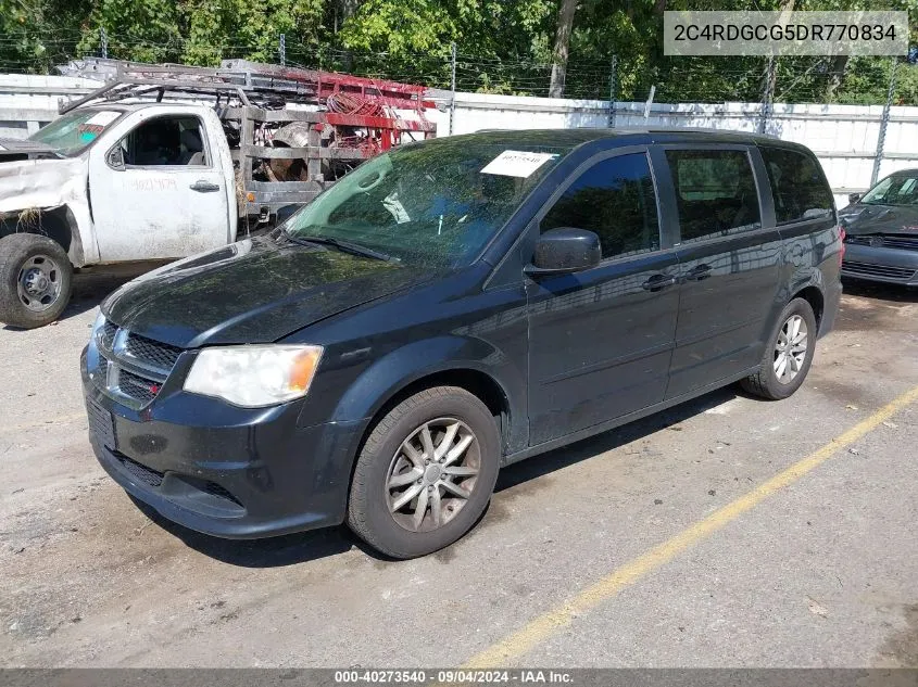 2013 Dodge Grand Caravan Sxt VIN: 2C4RDGCG5DR770834 Lot: 40273540