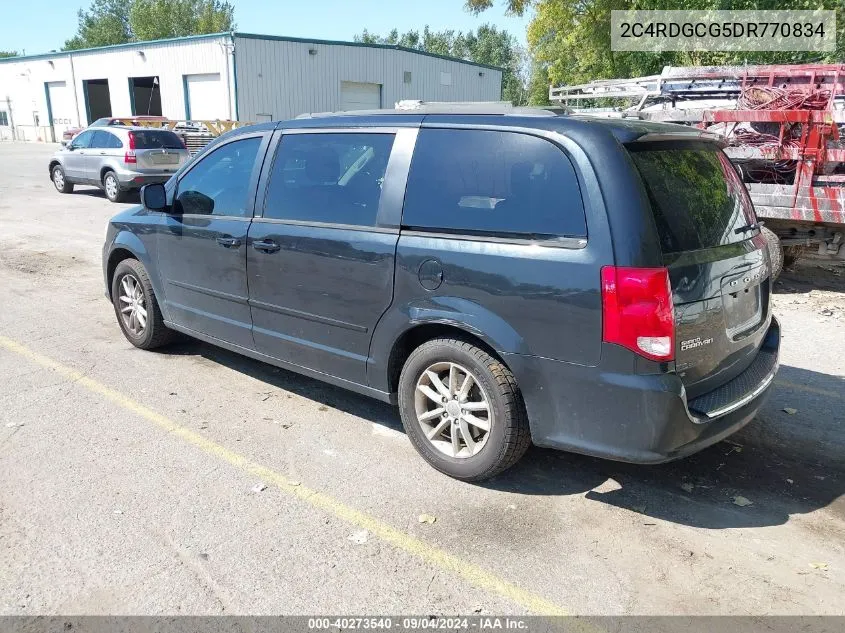 2C4RDGCG5DR770834 2013 Dodge Grand Caravan Sxt