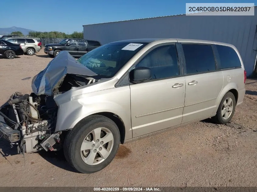 2013 Dodge Grand Caravan Se VIN: 2C4RDGBG5DR622037 Lot: 40280259