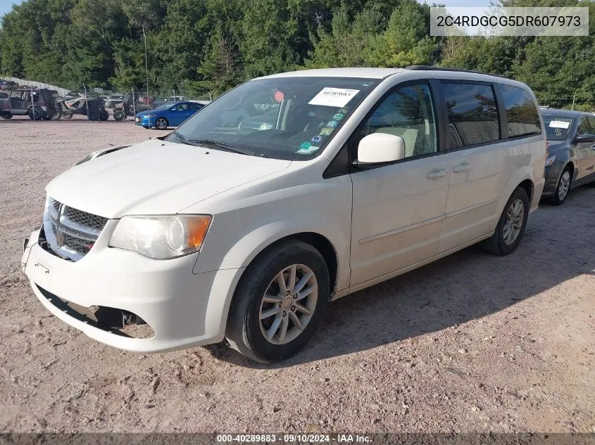 2013 Dodge Grand Caravan Sxt VIN: 2C4RDGCG5DR607973 Lot: 40289883