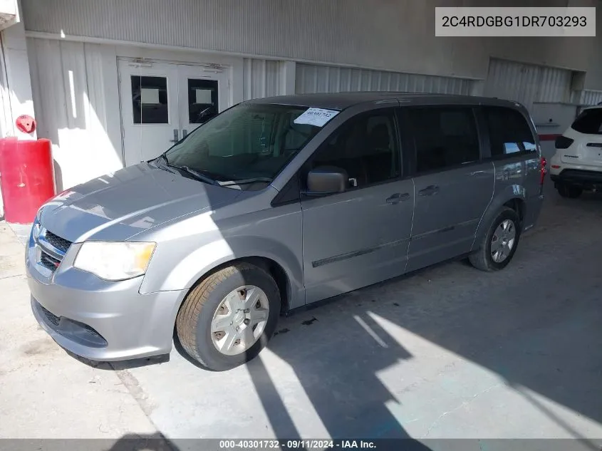 2013 Dodge Grand Caravan Se VIN: 2C4RDGBG1DR703293 Lot: 40301732