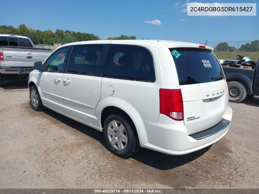 2C4RDGBG5DR615427 2013 Dodge Grand Caravan Se