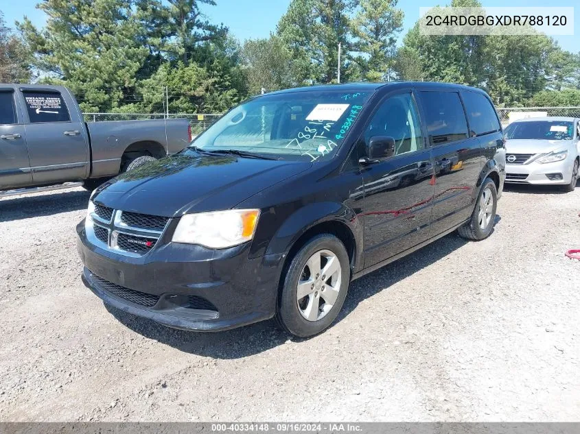 2013 Dodge Grand Caravan Se VIN: 2C4RDGBGXDR788120 Lot: 40334148