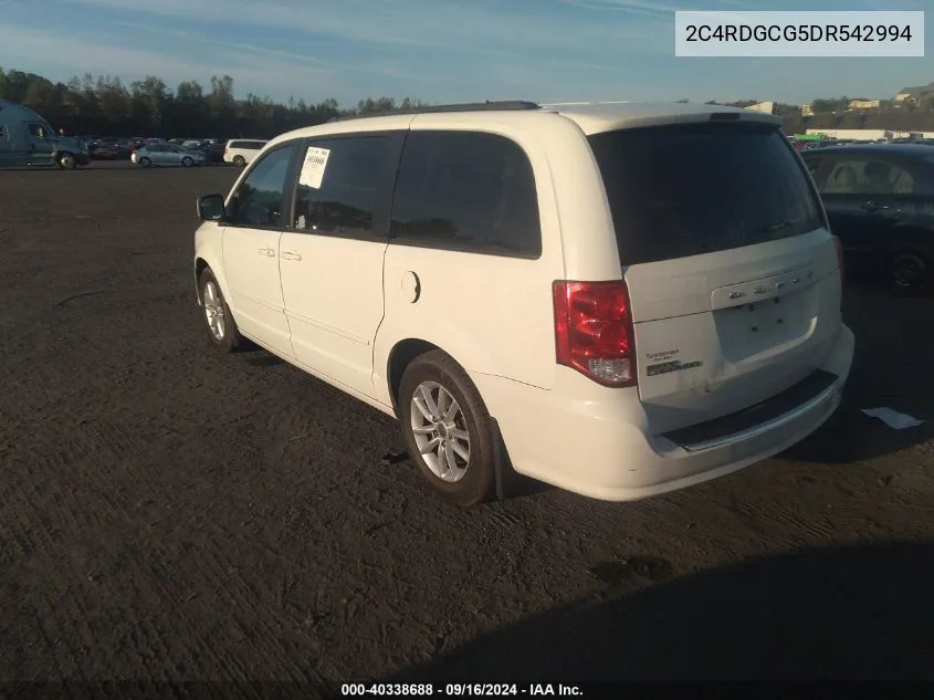 2C4RDGCG5DR542994 2013 Dodge Grand Caravan Sxt