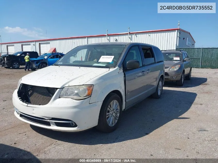 2013 Dodge Grand Caravan Se VIN: 2C4RDGBG5DR735552 Lot: 40345669