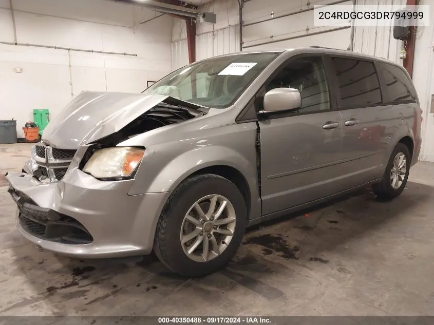 2C4RDGCG3DR794999 2013 Dodge Grand Caravan Sxt