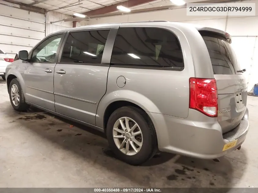 2C4RDGCG3DR794999 2013 Dodge Grand Caravan Sxt