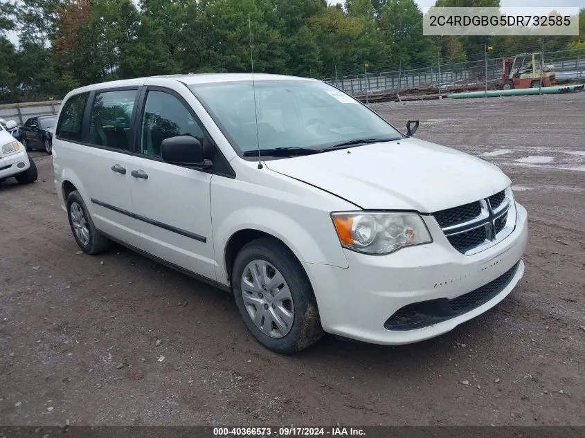 2013 Dodge Grand Caravan American Value Pkg VIN: 2C4RDGBG5DR732585 Lot: 40366573