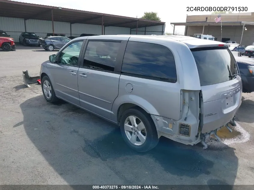 2013 Dodge Grand Caravan Se VIN: 2C4RDGBG0DR791530 Lot: 40373275