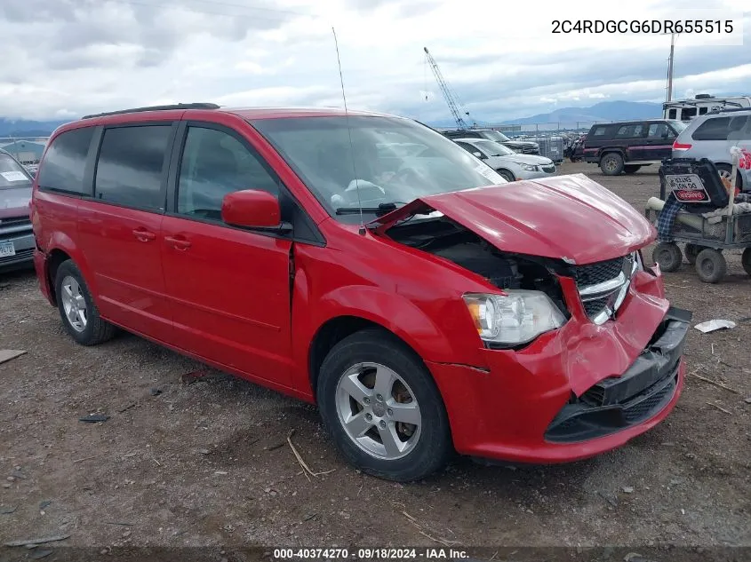 2013 Dodge Grand Caravan Sxt VIN: 2C4RDGCG6DR655515 Lot: 40374270