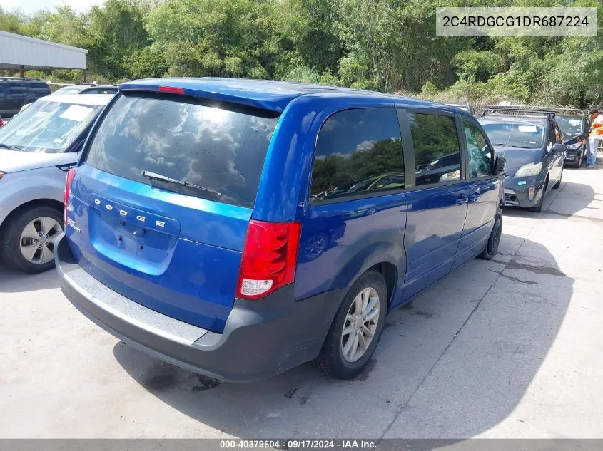 2C4RDGCG1DR687224 2013 Dodge Grand Caravan Sxt