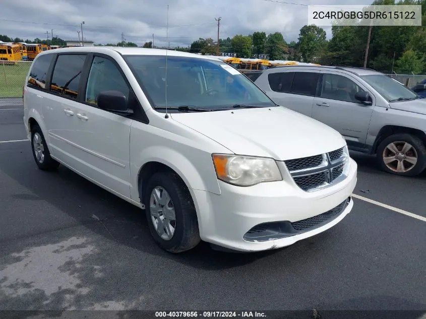 2C4RDGBG5DR615122 2013 Dodge Grand Caravan Se