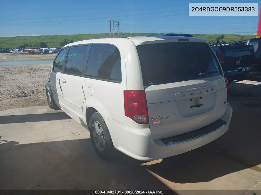 2013 Dodge Grand Caravan Sxt VIN: 2C4RDGCG9DR553383 Lot: 40402701